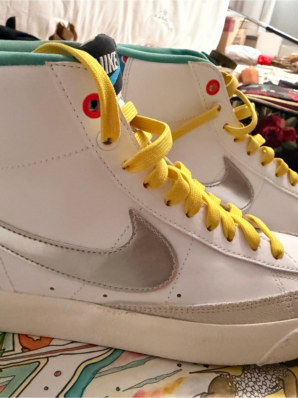 Nike Blazer Mid ‘77 Vintage in “White/Dark Teal Green”